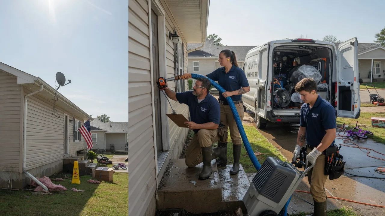 Ceiling Water Damage Restoration in Forman, ND near me
